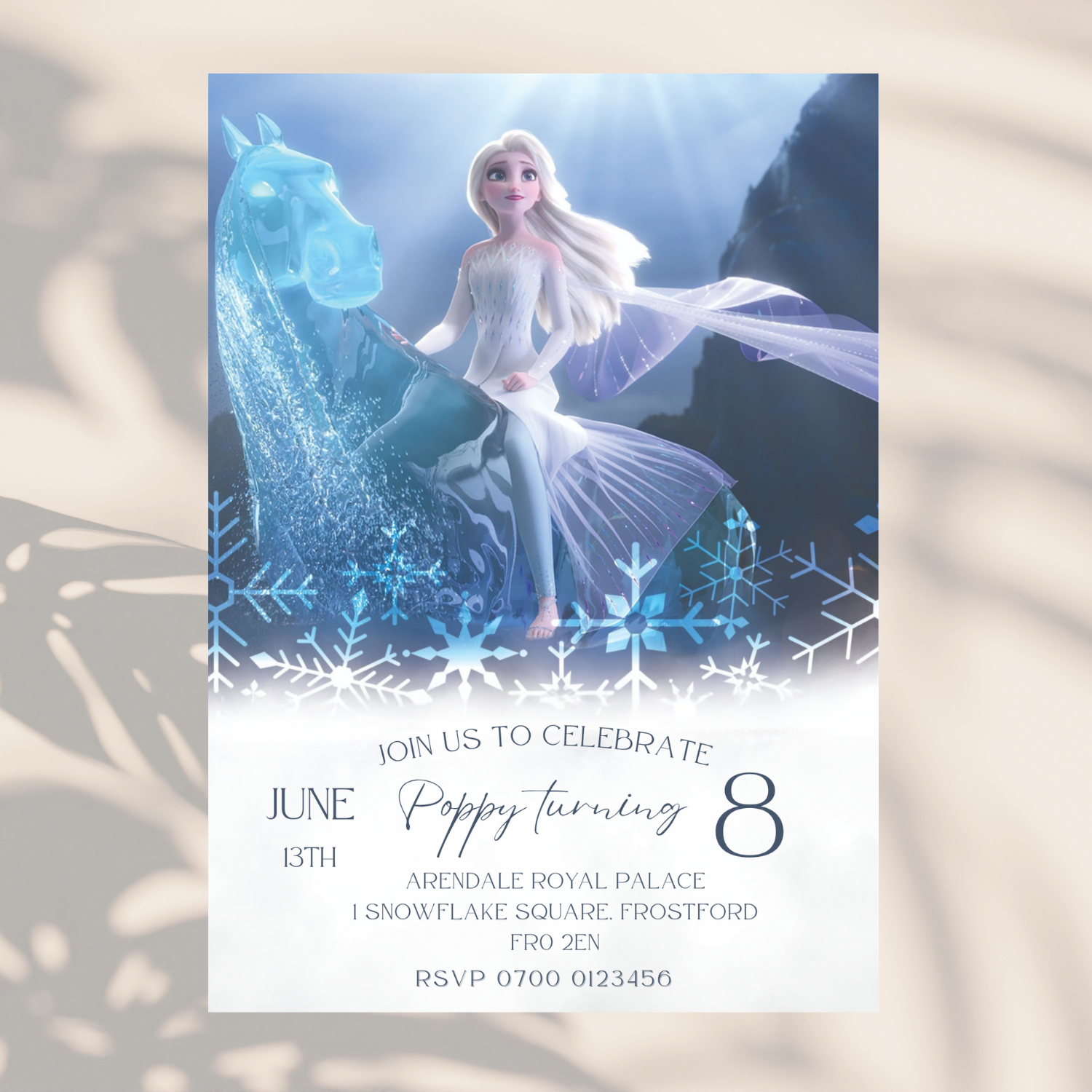 Snow Queen Invitation