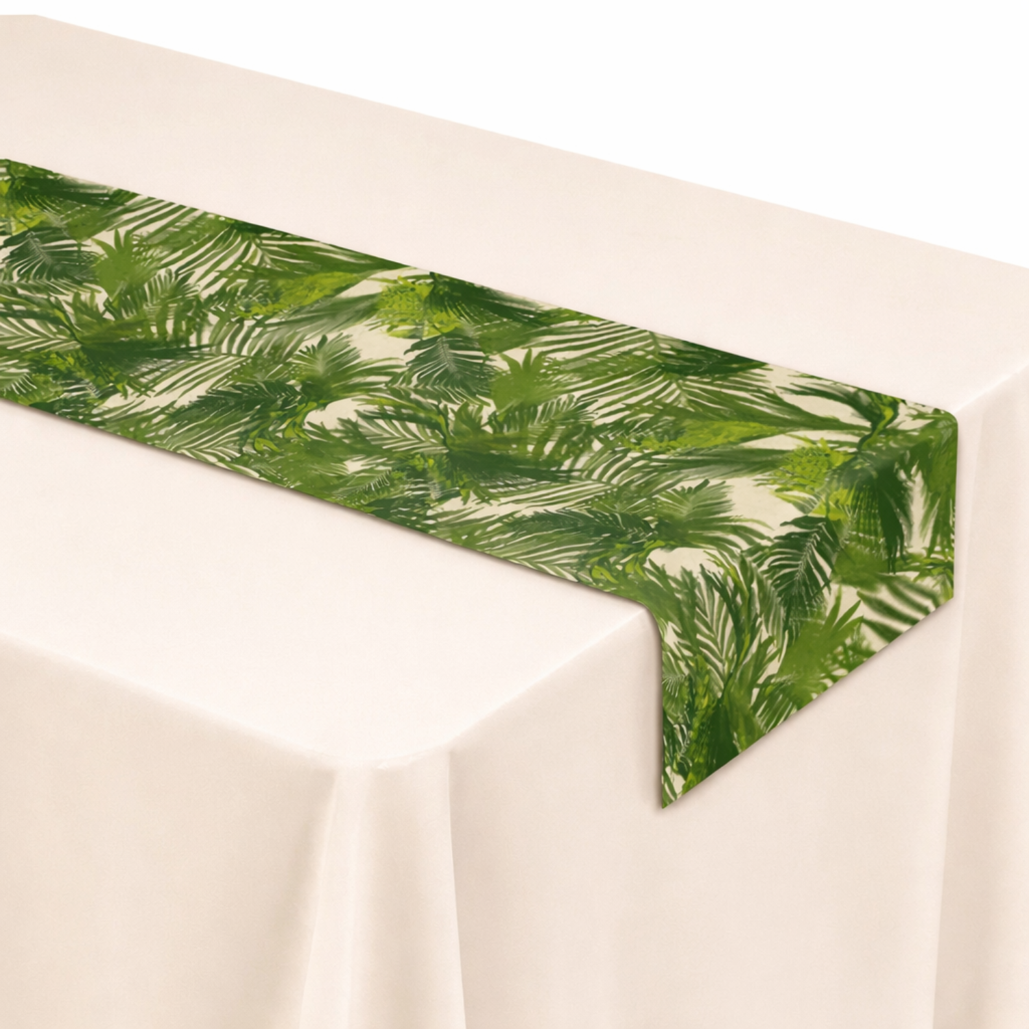 Jungle Leaf Fabric Table Runner