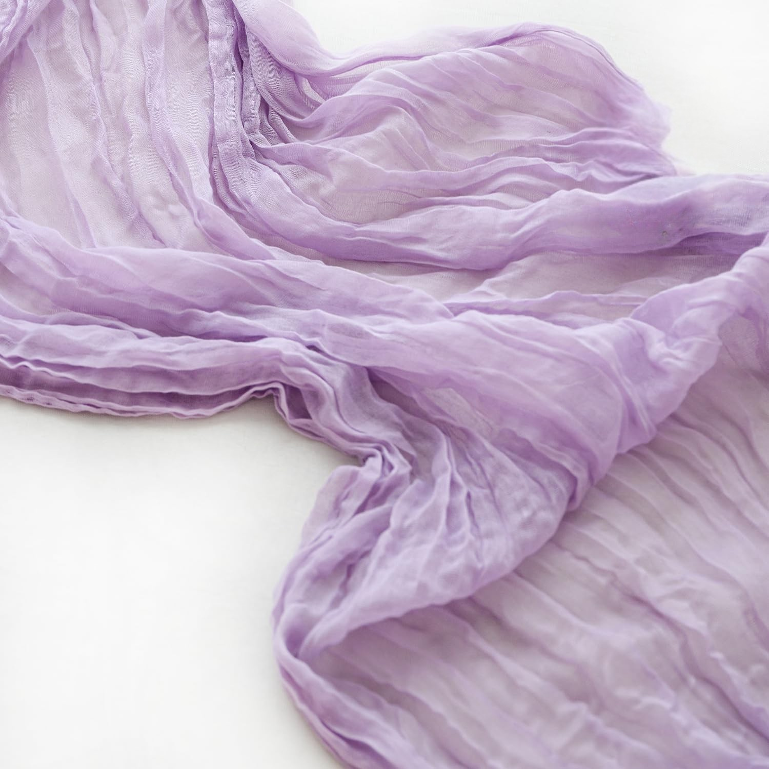 Lavender Cheesecloth Table Runner